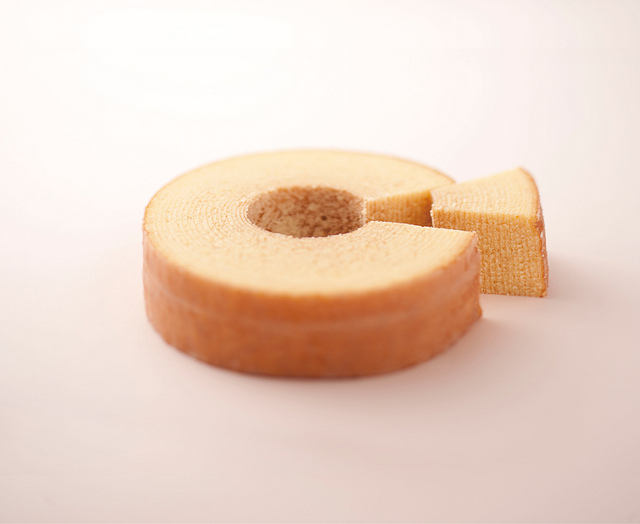 Hakkaisan "Satoya" Baumkuchen.  Sake Kasu is used in the batter! 