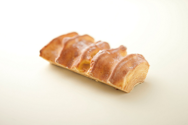 "Hakkaibaum"  Hakkaisan Daiginjo sake is used in the glaze for this baumkuchen.